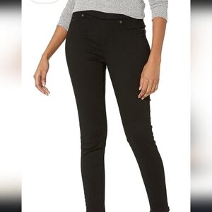 Essentials Women's Mid-Rise Stretch Pull-On Jegging Black Size Euro  44  (US 14)
